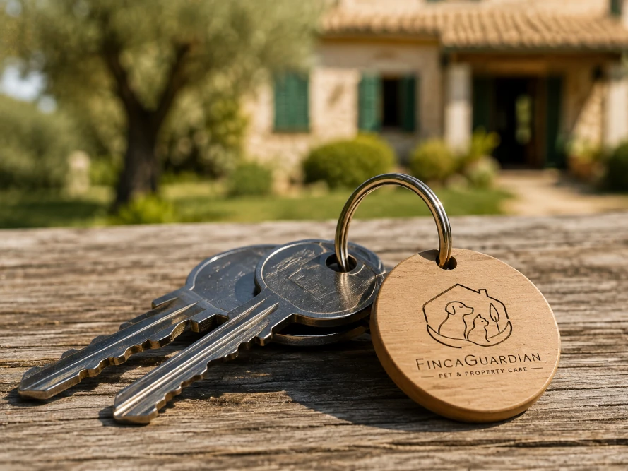 Property keys with FincaGuardian keyring for secure key holding