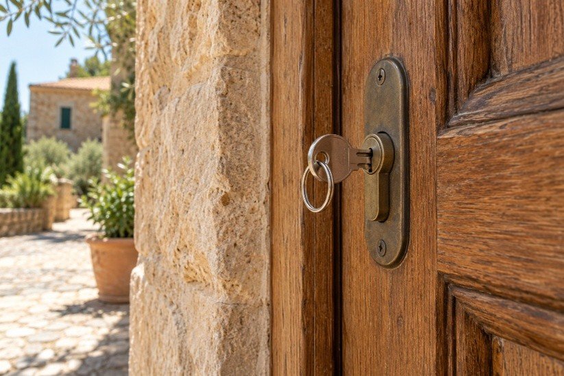 Door lock in-Mallorca-property